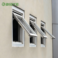 Ventana de Aluminio de Alto Rendimiento con Aislamiento Acústico y Apertura Exterior, Ahorro de Energía para Edificios Residenciales Modernos