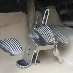 Cerradura de seguridad de aleación de acero para coche, bloqueo de Pedal de embrague antirrobo oculto de alta calidad