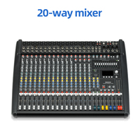 Console de mixage audio professionnelle OEM DM2000, prix d'usine, 20 canaux, console de mixage DJ