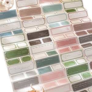 30 par paquet, Notes autocollantes de la série Petite Beauté, à bordure et forme personnalisées, pour la décoration de carnets de rentrée scolaire/diplôme - Product Image 1
