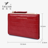 Dompet Gadis Lucu yang Laris Terjual, Pola Batu Portabel, Tempat Kartu Tipis Baru dan Pendek.