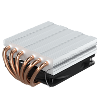 Refroidisseur de processeur FEZCOOL C906-X51, 6 caloducs, roulement fluide, contrôle intelligent de la température, compatible avec les PC tout-en-un ITX