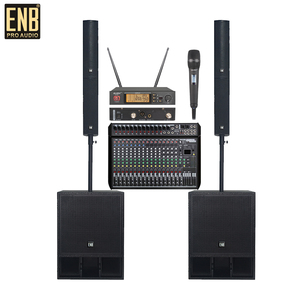 Âm thanh chuyên nghiệp DJ bên sân khấu hệ thống âm thanh 4x4 cột Pro Cột loa 18-inch loa siêu trầm hoạt động 8Ohm PA hệ thống sân khấu - Product Image 2