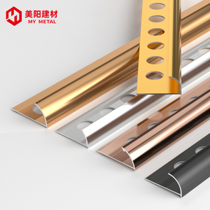 Materiale da costruzione ceramica bordo protezione piastrelle profilo in alluminio per piastrelle e angolo di protezione - Product Image 5