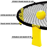 OEM/ODM Prix usine Logo personnalisé Ensemble de jeu Roundnet incluant 3 balles, filet et sac pour le jeu de volley-ball Spike