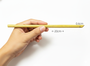Pailles en herbe naturelle écologiques de 200 mm, non emballées, en herbe de laitue, 10/20 pièces/lot, pailles biodégradables pour le camping, utilisation à chaud/à froid - Product Image 2