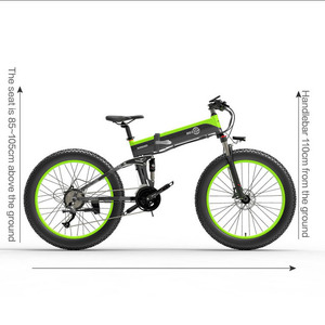 Vélo électrique hybride avec moteur 1500W, batterie lithium 48V 17.5Ah, pneus larges <span class=keywords><strong>de</strong></span> 26 pouces, moyeu arrière en alliage d'aluminium, 27 vitesses, freinage hydraulique - Product Image 3