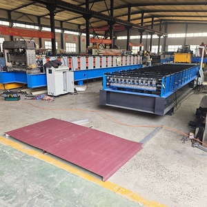 Máquina formadora de rollos de hoja de techo de panel de pared 1000 completamente automática de suministro de fábrica para Líbano - Product Image 3