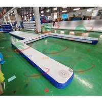 Vente Flash : Îles Flottantes Gonflables, Plateforme Ponton pour Bateaux et Jet-skis, Plateforme de Quai Gonflable