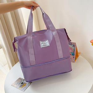 Sac de sport léger Weekender Sports Activities Tote Gymnasium Bag Shoulder Bag for Ladies Waterproof (Burgundy) - Product Image 6
