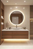 Lemari Kamar Mandi Kontemporer yang Dirancang untuk Kehidupan Modern
