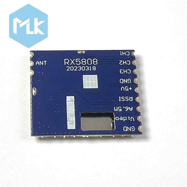 MLK 5.8G 8CH Wireless Audio Video Transmission RX5808 Reception Module for Intraoral Camera Fpv Uav Parts