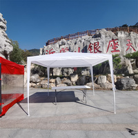 Tente à auvent monocouche en acier assemblable, toile PE imperméable, grand abri pour voitures et événements, réceptions en plein air