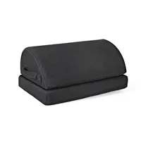 Oreiller de repose-pieds de jambe en forme de demi-cylindre de bureau antidérapant avec logo personnalisé pour sous le bureau au travail