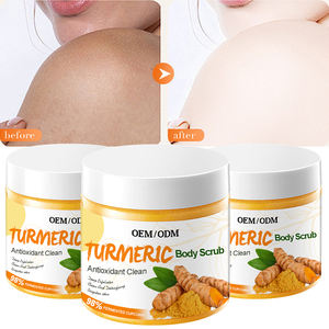 Exfoliante Corporal Orgánico para el Cuidado de la Piel con Vitamina C y Cúrcuma, Suave, Blanqueador, Hidratante y de Limpieza Profunda - Product Image 5