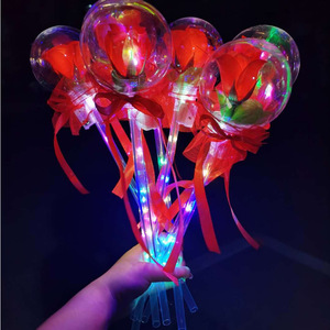 Bola de Rosa Luminosa, Juguete Infantil con Luz, Varita de Hada, Éxito de Ventas Transfronterizo, Regalo de San Valentín, Bola de Rosa Redonda - Product Image 4
