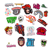 Autocollant personnalisable vintage punk rock pour casque, réutilisable, imperméable, en vinyle découpé, PVC anti-UV pour accessoires moto et artisanat