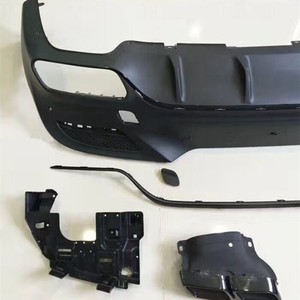 Diffuseur arrière avec embouts d'échappement pour Mercedes-Benz GLE63 Coupé, kit carrosserie style sportif, pièce en plastique - Product Image 1