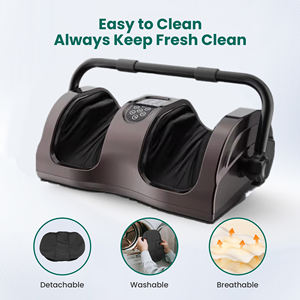 Беспроводное устройство для массажа ног с 5 режимами, роликовая термотерапия - Product Image 4