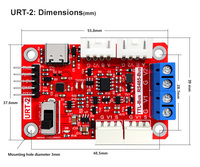 Convertidor de Señal de Puerto Serie Multifunción FE-URT-2 USB/UART a SMS(RS485) y SCS(TTL) para Piezas y Accesorios de RC