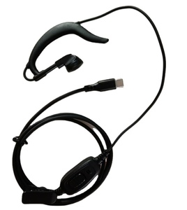 Écouteur mono Type-C à une seule oreille en forme de G, <span class=keywords><strong>prise</strong></span> jack Type-C pour <span class=keywords><strong>PC</strong></span>, smartphones, lecteurs MP3 MP4 - Product Image 1