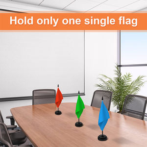 Высокое качество, индивидуальный дизайн, мини-флажки, горячая клетчатая гоночная палка, настольный флаг, стиль Вымпела для автомобильных вечеринок, гоночных мероприятий - Product Image 6