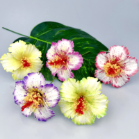 Hibiscus artificiel tropical grande fleur hawaïenne en mousse Eva pour la fête de l'île