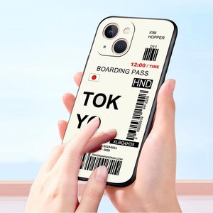 World City Travel ticket New York London LABEL เคสมือถือพิมพ์ซับลิเมชันด้วย UV สำหรับ <span class=keywords><strong>iPhone</strong></span> <span class=keywords><strong>11</strong></span> 12 13 14 15 16 <span class=keywords><strong>PRO</strong></span> <span class=keywords><strong>MAX</strong></span> - Product Image 5