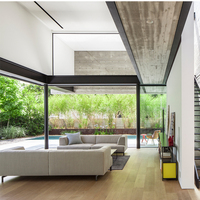 Luxus Fertighaus mit leichtem Stahlrahmen Bau Modulares Haus Einfamilienhaus