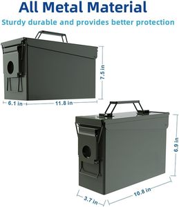 Caixa de Equipamentos Portátil para Munição M2A1 PA108 Calibre 50 - Product Image 3