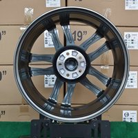 Velg Xinlin 17-19 Inch Gunmetal Machine Face Multi Spoke Aluminium Alloy Monoblock Forged 5x112 untuk Aud A4 A5 A6 A7 A8 S4 S5