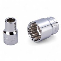 Jeu de douilles professionnel HONITON de qualité industrielle, 1/4 pouce, SSK-30, 6PT/12PT, finition miroir, pour mécaniciens et bricolage