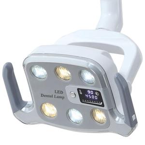 Lampe dentaire Vigor P116 murale flexible à 6 ampoules LED, alimentée par l'électricité, certifiée CE, pour fauteuil dentaire - Product Image 2