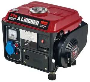 Generator 850W Energi Portabel 1000W, Generator Bensin Daya Portabel