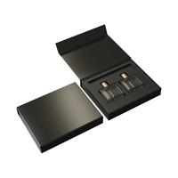 Kit d'emballage de luxe écologique personnalisé pour flacon d'huile essentielle d'oud de 30 ml, boîte cadeau en carton avec tiroir pour compte-gouttes d'huile