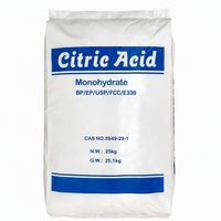 Acide citrique monohydraté CAS 5949-29-1, qualité alimentaire, qualité industrielle, BP/EP/USP/FCC/E330/GB1886.235-2016