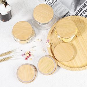 Couvercles en bambou pour bocaux Mason à ouverture standard, les plus vendus, avec joint en silicone pour bocaux de conservation et bocaux à couvercle en bois - Product Image 1