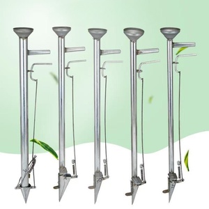 Semoir manuel multifonctionnel agricole en acier inoxydable pour maïs et soja, avec fonction de fertilisation et de repiquage - Product Image 1