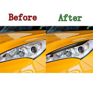 1 Par de Cubiertas Decorativas para Faros Delanteros de Fibra de Carbono para Hyundai Genesis Coupe 2009 2010 2011, Accesorios para Automóviles - Product Image 5