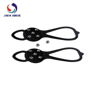 आउटडोर रबर बर्फ Spikes 9 स्टड पहाड़ी बर्फ और बर्फ Grippers Crampons आइस संवर्धन जूते पकड़ - Product Image 2