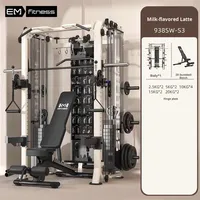 Smith entraîneur complet oiseau volant portique Fitness équipement Commercial acier 85kg poids pile unisexe Squat banc presse