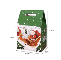Vente en gros de boîtes d'emballage pour joyeux Noël, bonhomme de neige, biscuits et bonbons, décorations de Noël, sac cadeau