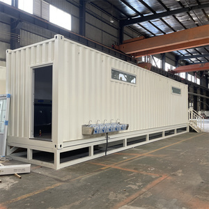 <span class=keywords><strong>Bloc</strong></span> <span class=keywords><strong>de</strong></span> toilettes préfabriqué en conteneur <span class=keywords><strong>de</strong></span> 40 pieds pour <span class=keywords><strong>chantier</strong></span> <span class=keywords><strong>de</strong></span> construction |   4+4 WC et 8 lavabos |   Toilettes publiques clés en main conformes aux normes européennes - Product Image 2