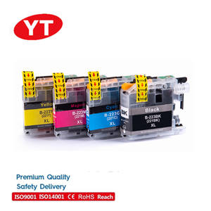 Yelbes 223 LC223 221 Cartucho de tinta de inyección de tinta compatible con color Premium para impresora <span class=keywords><strong>Brother</strong></span> 2, 2, 2, 1, 2, 2, 2 - Product Image 1