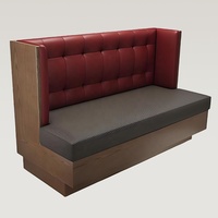 Meubles de salle à manger modernes en bois et cuir souple, table et chaise blanches et noires, canapé pour restaurant, café, utilisation en extérieur