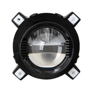 Tuffplus 90mm 3.5 inç kamyon led far DRL ve dönüş sinyal ışığı motosiklet 10w led sis lambası