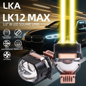 ไฟหน้าโปรเจคเตอร์ Bi-LED รุ่น LK12MAX 76w ขนาด 3.0 นิ้ว ทรงสี่เหลี่ยม สำหรับรถยนต์ อุณหภูมิสี 6000k แรงดันไฟสูง 16v  ลดราคาพิเศษ - Product Image 3