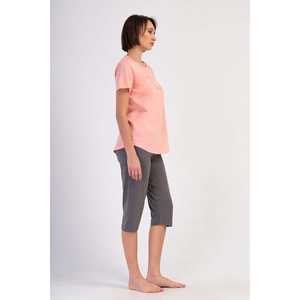 Haut en lin et coton tricoté à col rond et coupe ample pour femme, manches longues, motif ovales uni, style quotidien, taille XL, idéal pour l'automne - Product Image 2