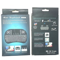 I8 Wireless Flying Mouse Mini Keyboard 2.4G Mouse Genggam Bercahaya 2-in-1