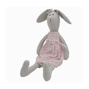 <span class=keywords><strong>Animal</strong></span> de salto suave de estilo escandinavo, juguete de conejo de lino - Product Image 3